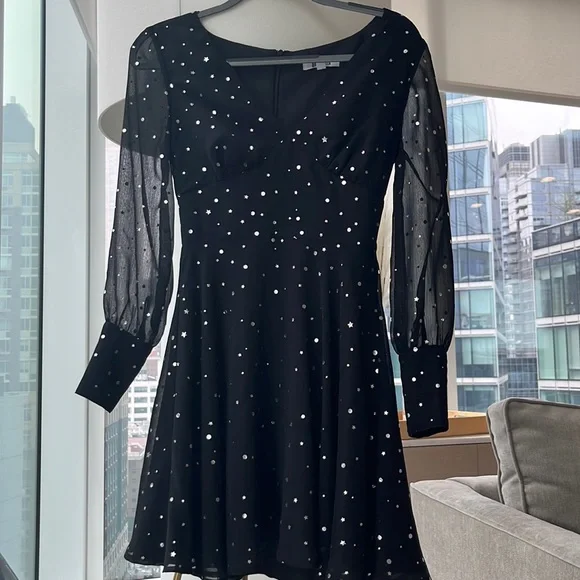 bb dakota long sleeve dress BB Dakota Long Sleeve Black Sweater Dress Size M